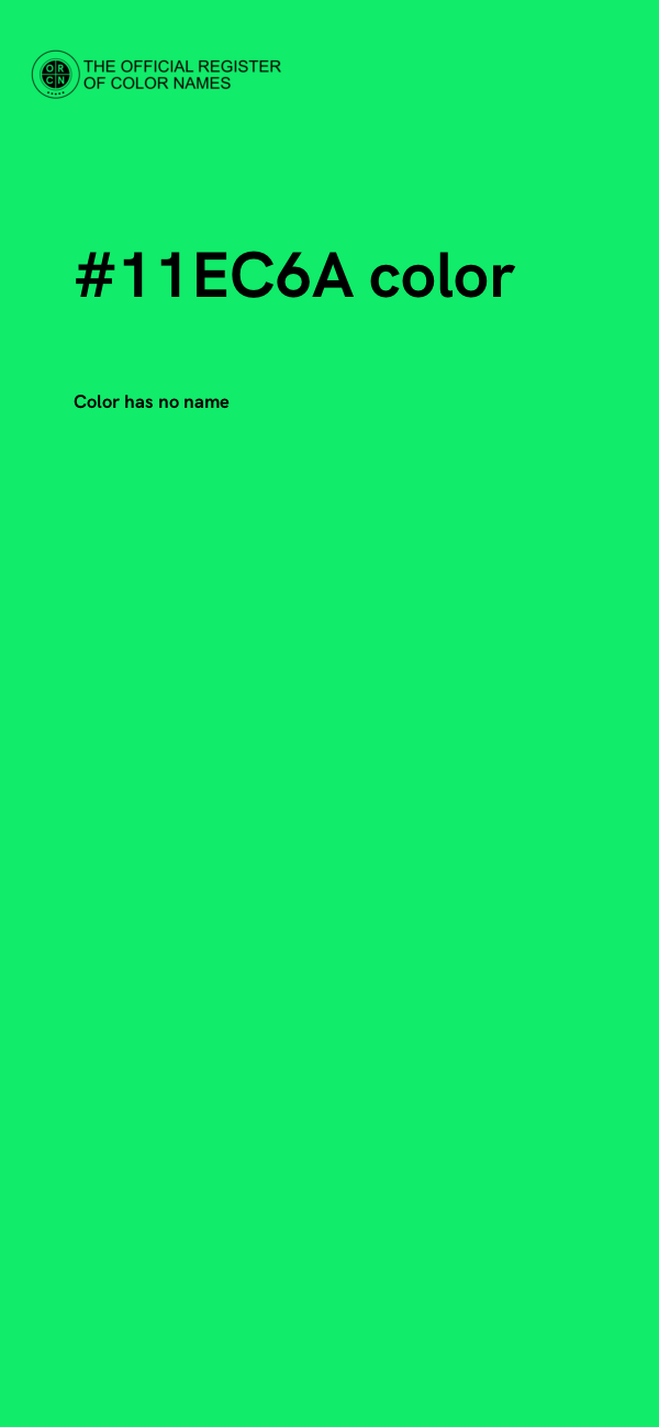 #11EC6A color image