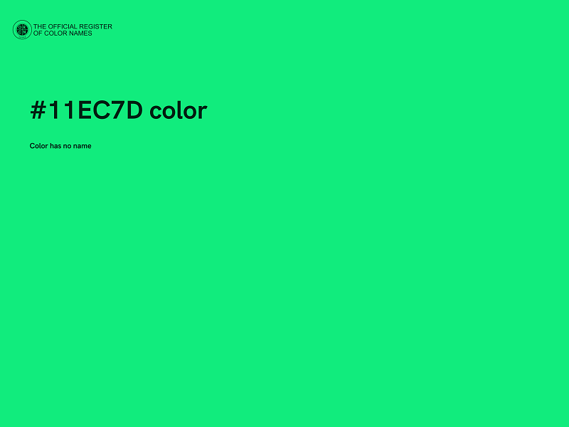 #11EC7D color image