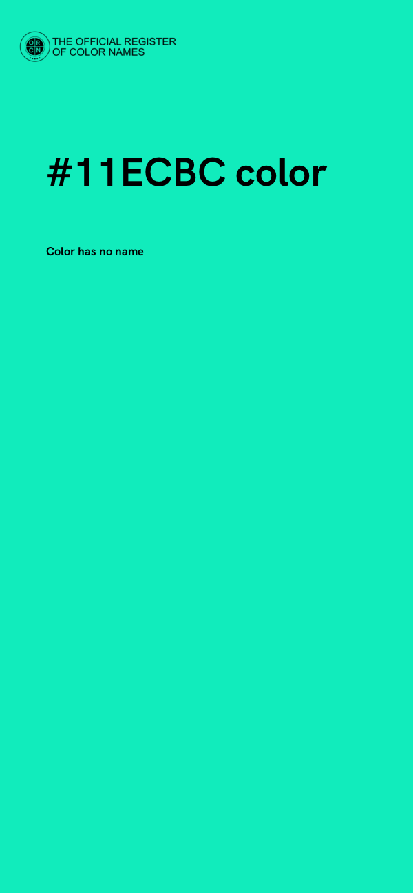#11ECBC color image