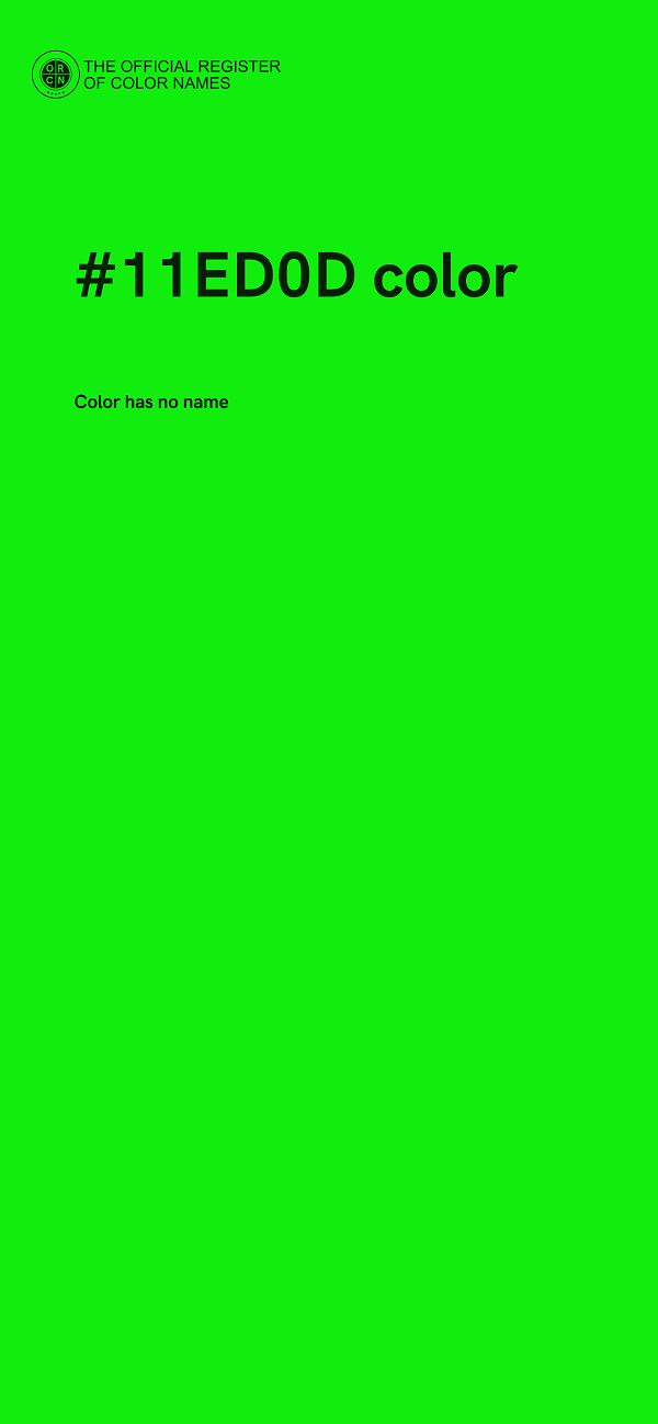 #11ED0D color image