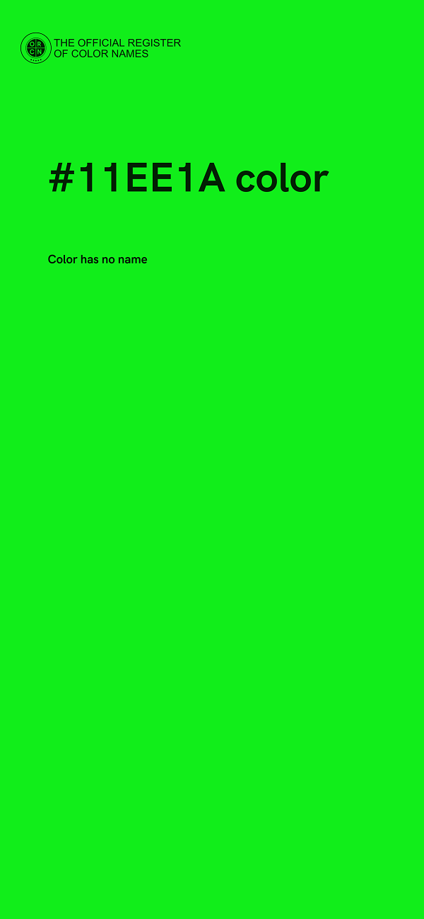 #11EE1A color image