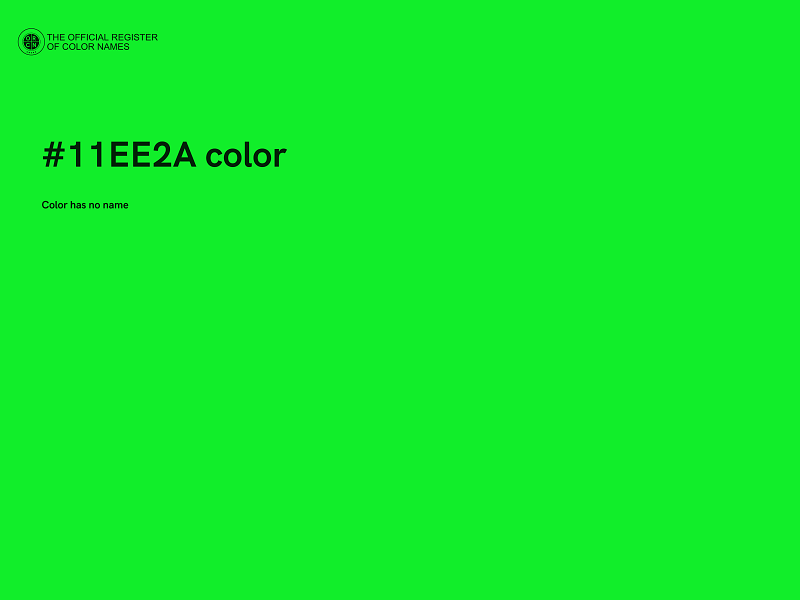 #11EE2A color image