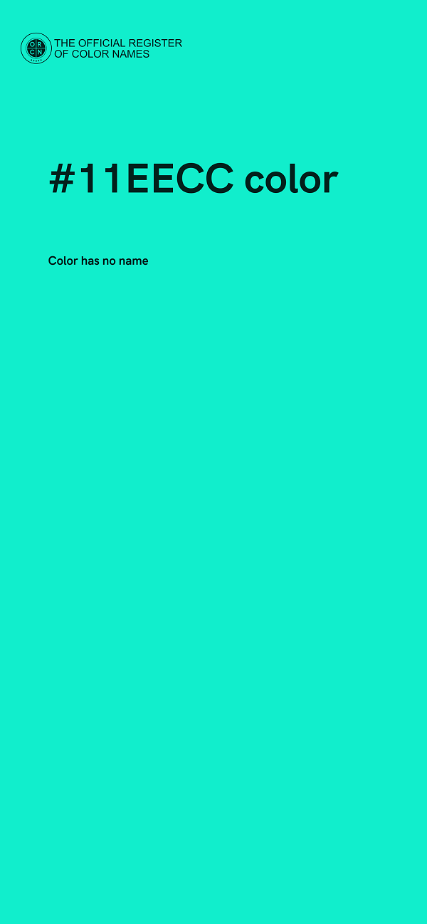 #11EECC color image