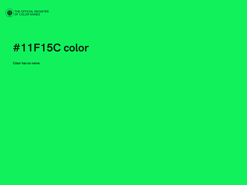 #11F15C color image