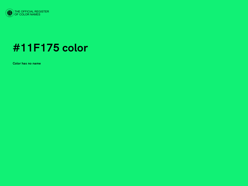 #11F175 color image