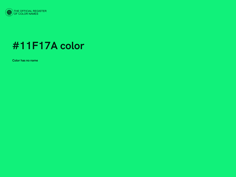 #11F17A color image