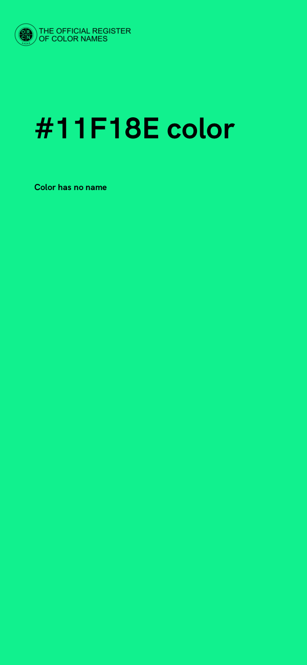 #11F18E color image