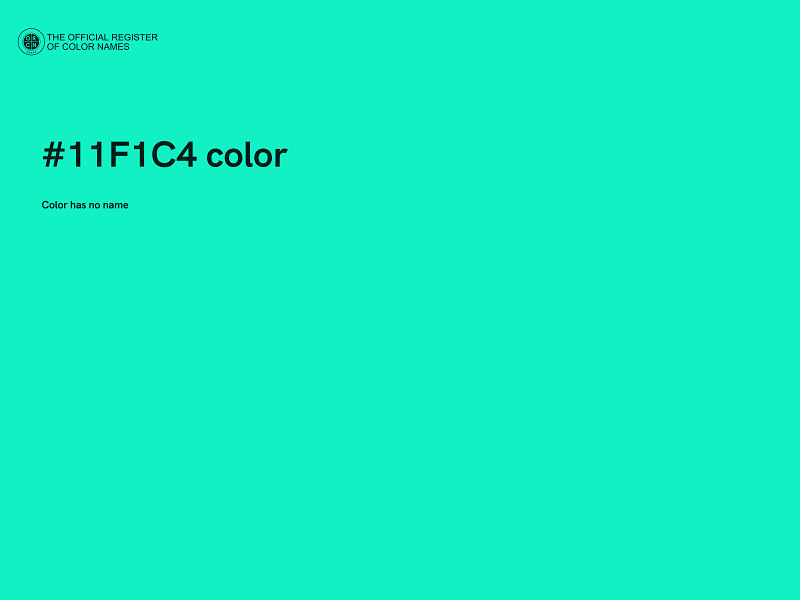 #11F1C4 color image
