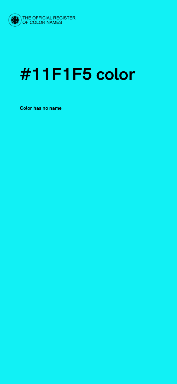 #11F1F5 color image