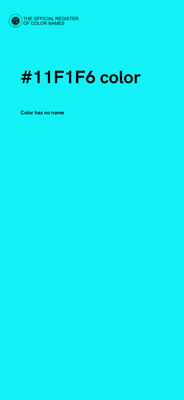 #11F1F6 color image