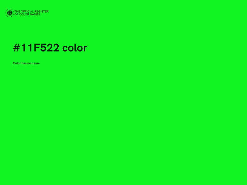 #11F522 color image