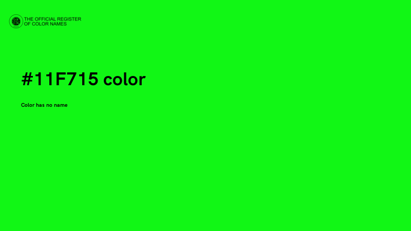#11F715 color image