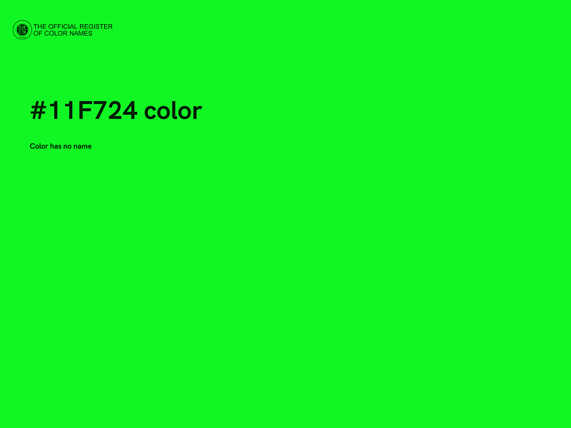 #11F724 color image