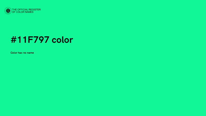 #11F797 color image