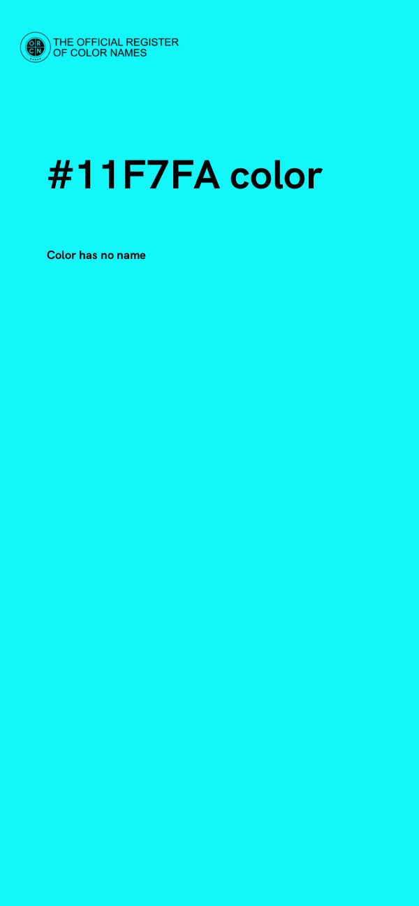 #11F7FA color image