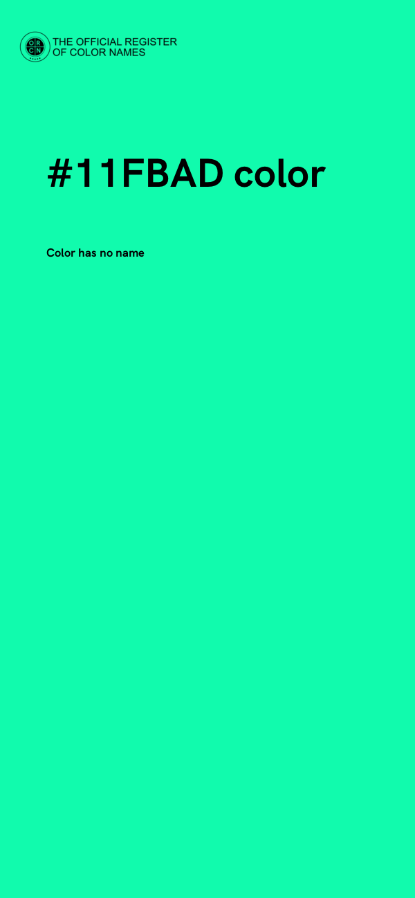 #11FBAD color image