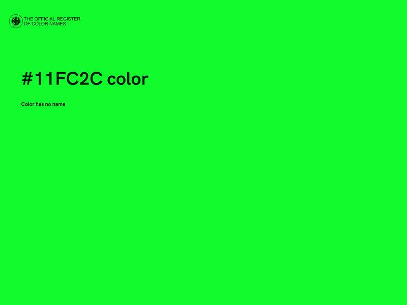 #11FC2C color image