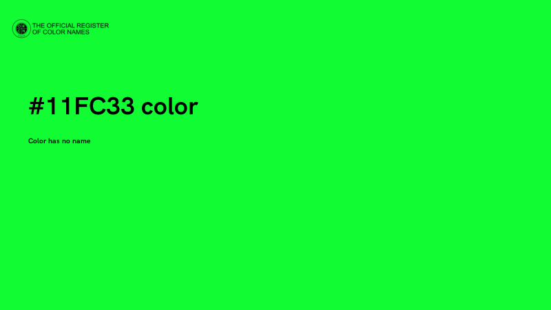 #11FC33 color image