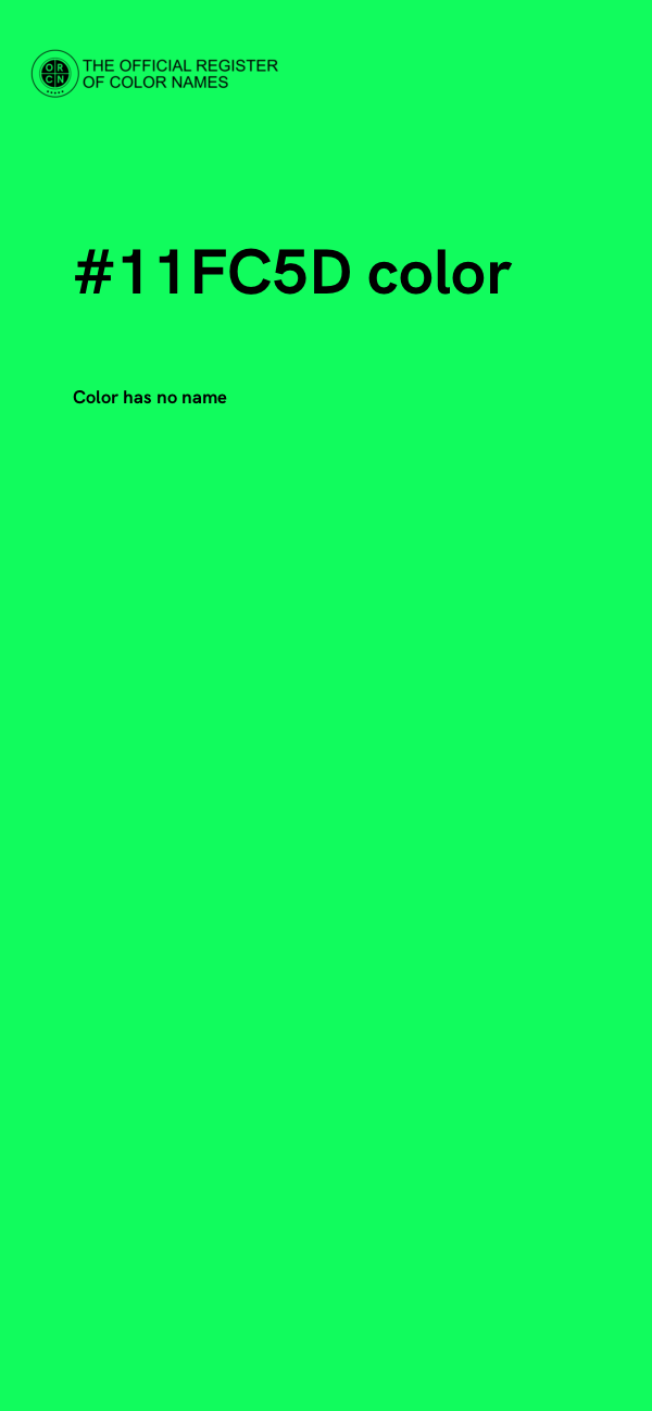 #11FC5D color image
