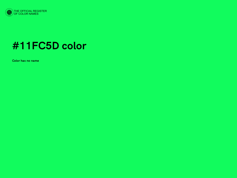 #11FC5D color image