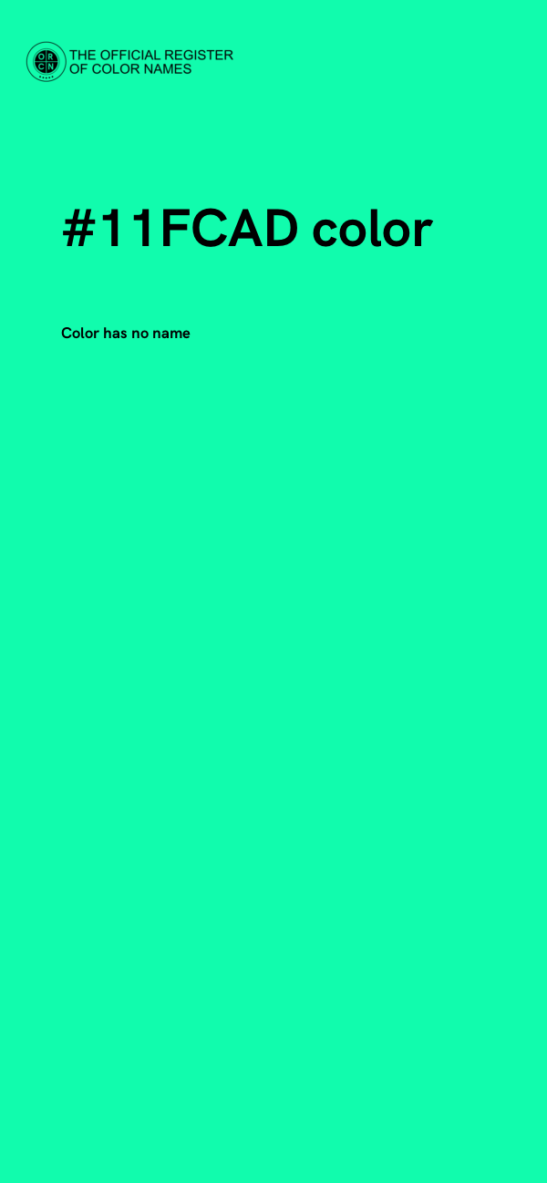 #11FCAD color image