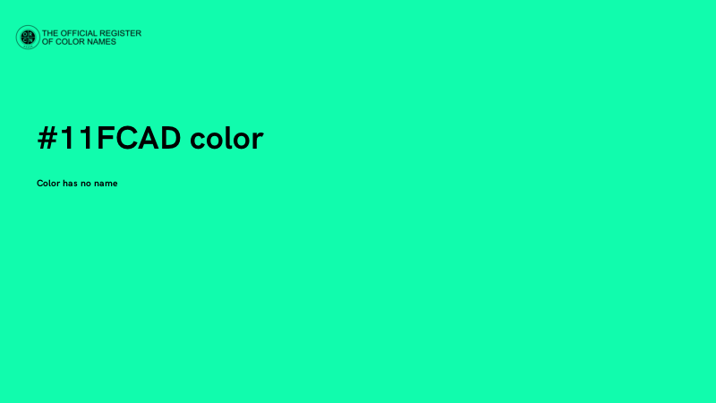 #11FCAD color image