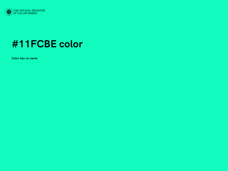 #11FCBE color image
