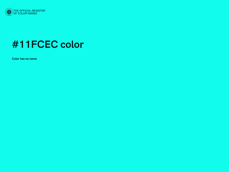 #11FCEC color image