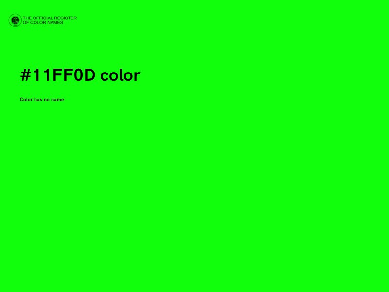 #11FF0D color image