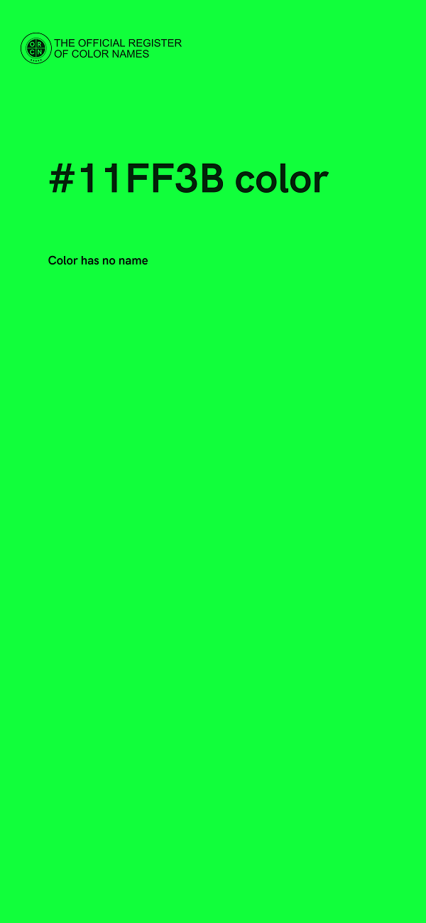 #11FF3B color image