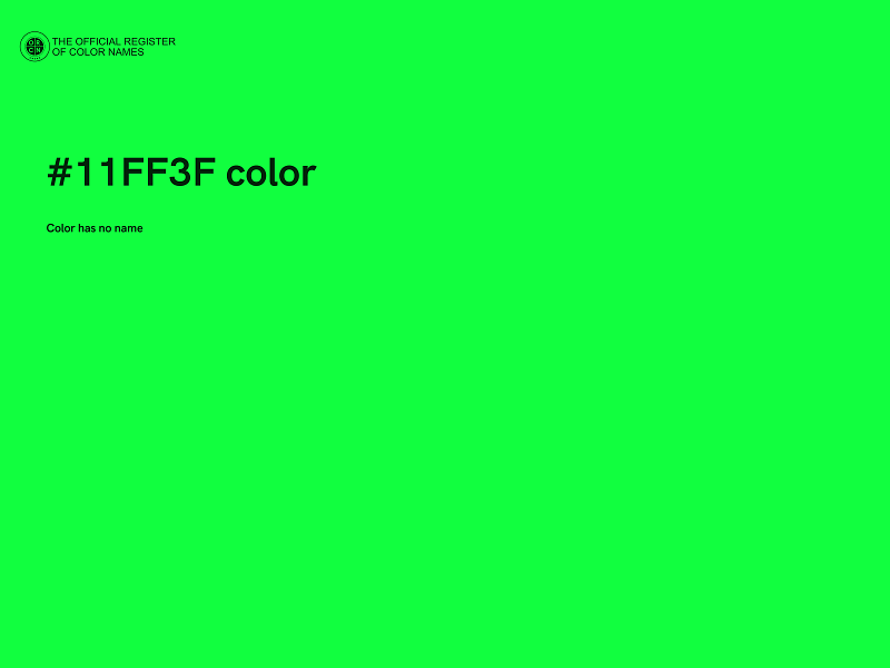 #11FF3F color image