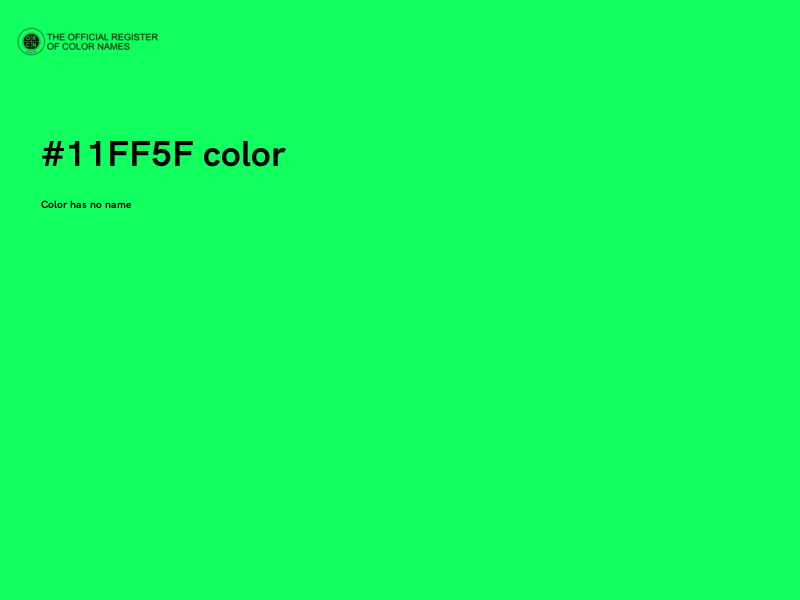 #11FF5F color image