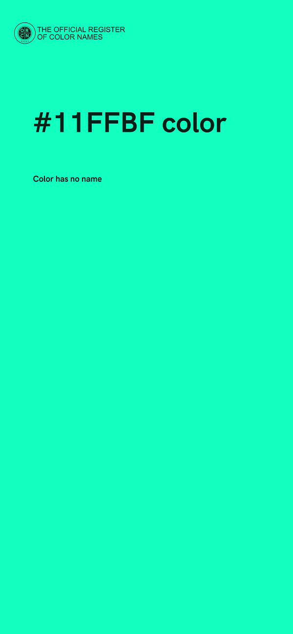 #11FFBF color image