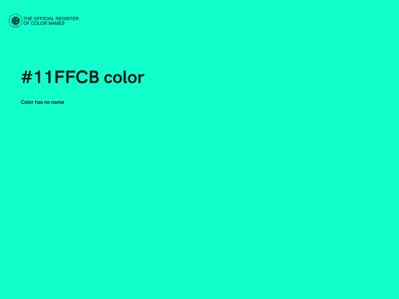 #11FFCB color image