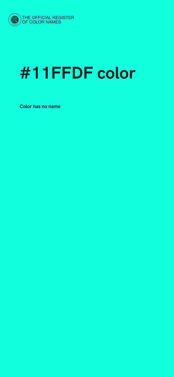 #11FFDF color image