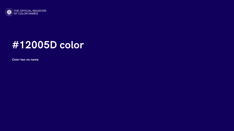 #12005D color image