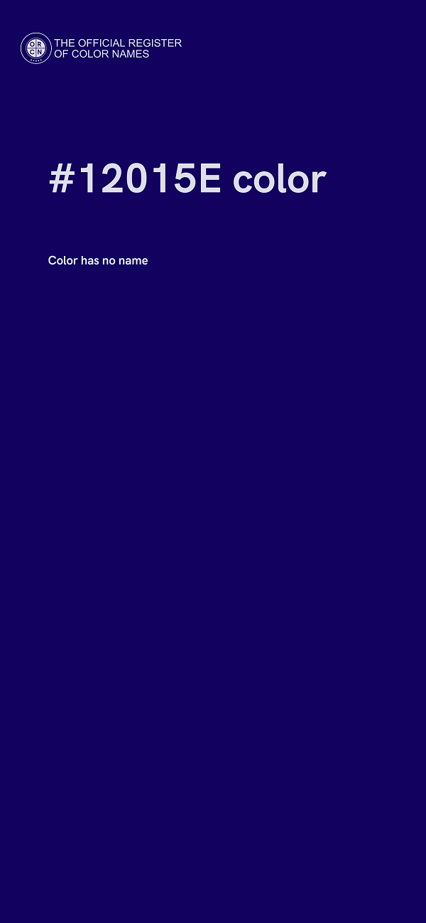#12015E color image