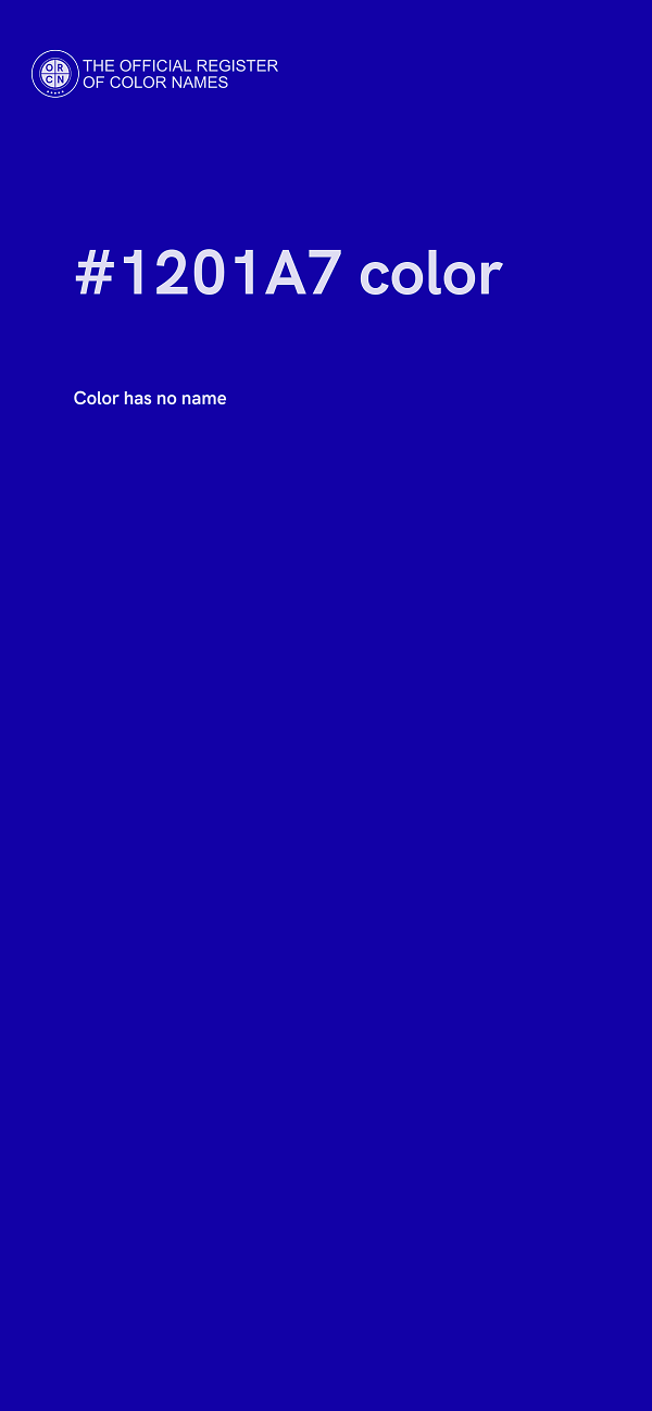 #1201A7 color image