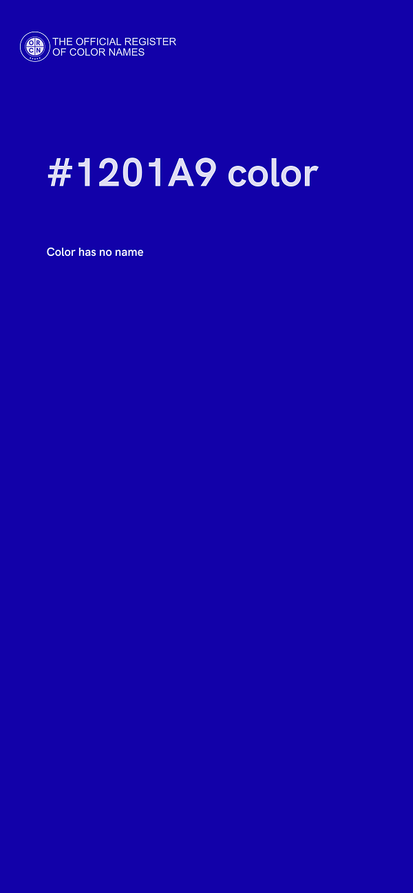 #1201A9 color image