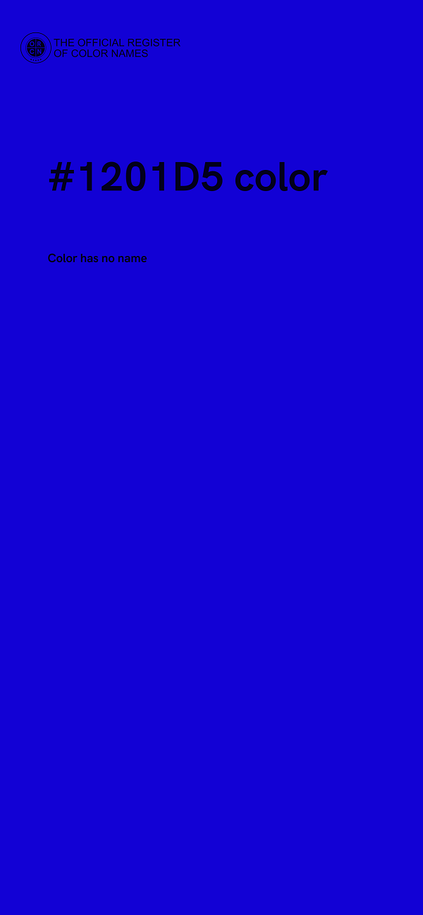 #1201D5 color image
