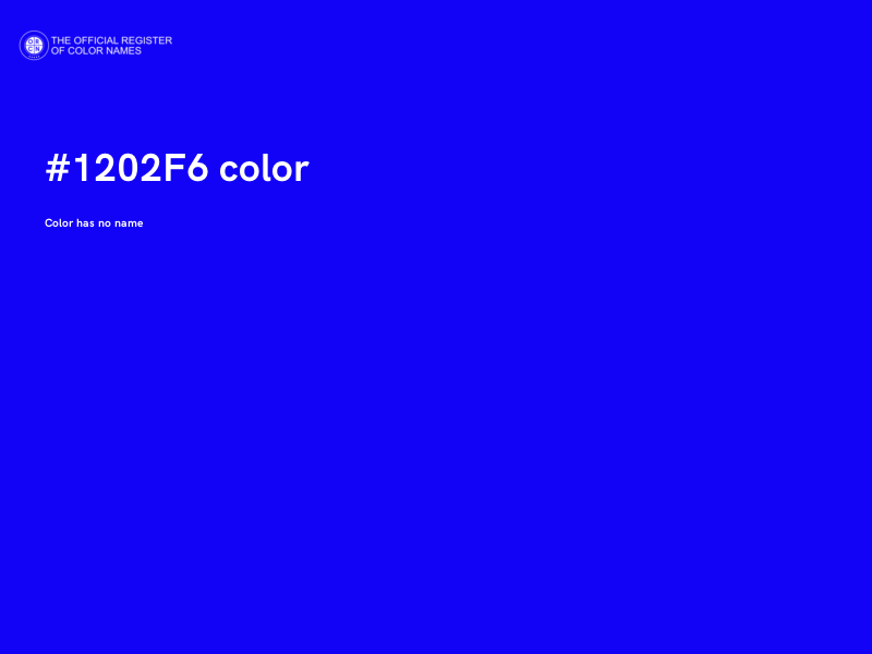 #1202F6 color image