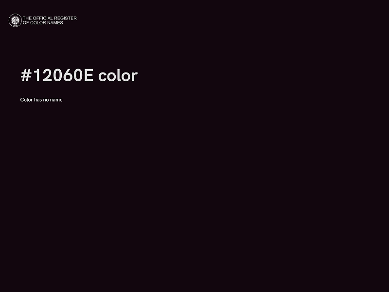 #12060E color image