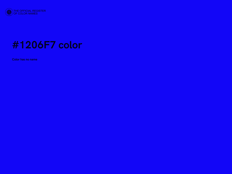 #1206F7 color image