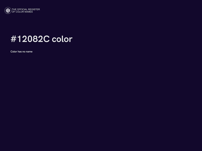 #12082C color image