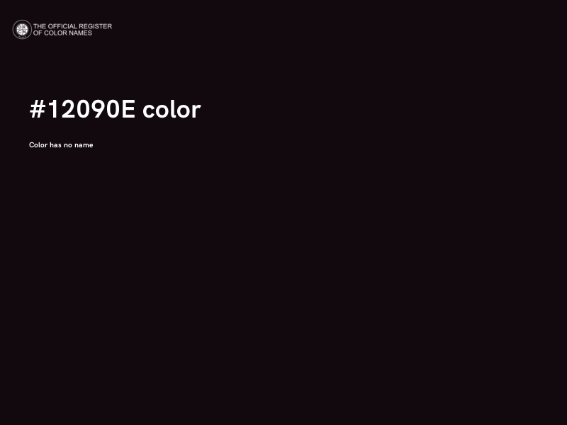 #12090E color image