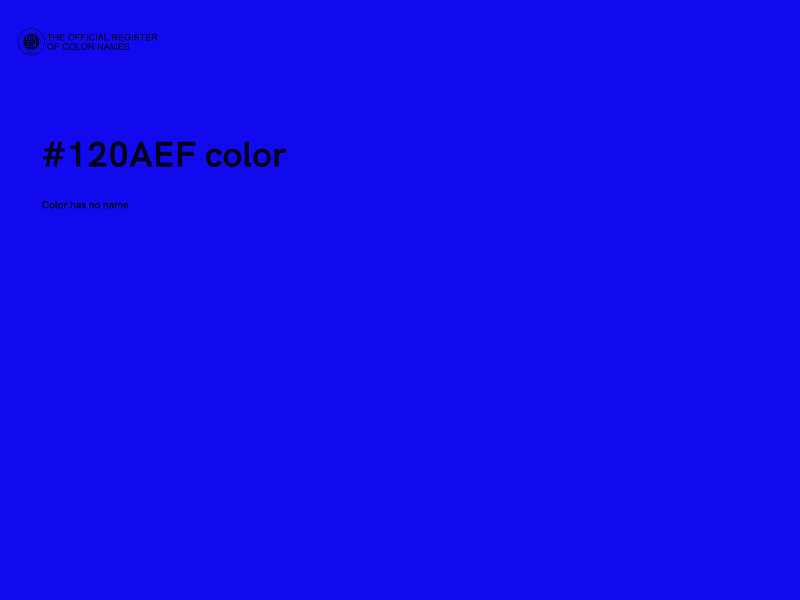 #120AEF color image