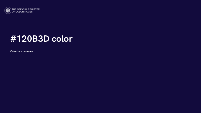 #120B3D color image