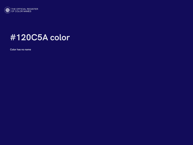 #120C5A color image