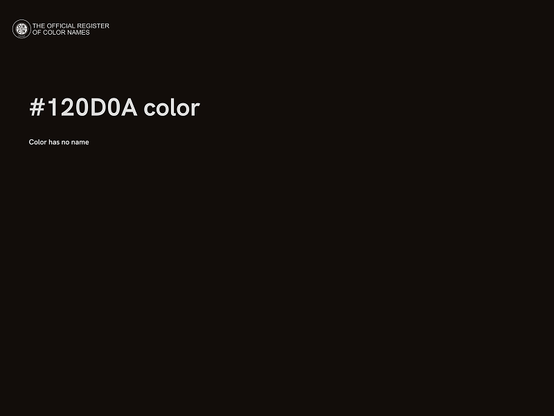 #120D0A color image