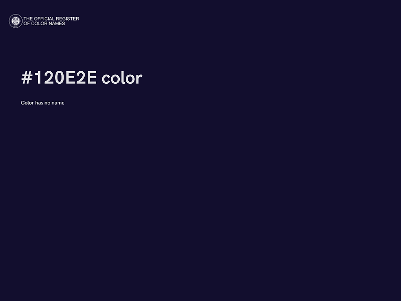 #120E2E color image